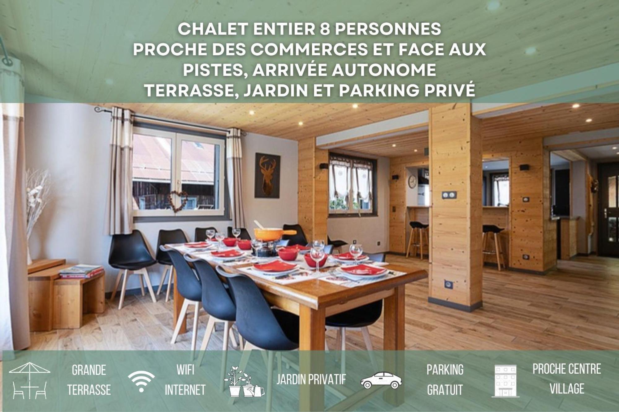 Chalet Les 4 Saisons - Ski, Parking Et Jardin Ла-Шапель-д'Абонданс Экстерьер фото